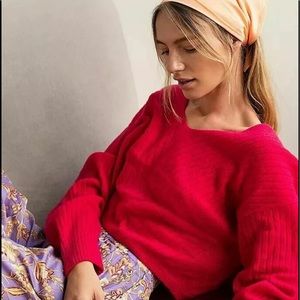 Free People Elias V Neck Cashmere Sweater